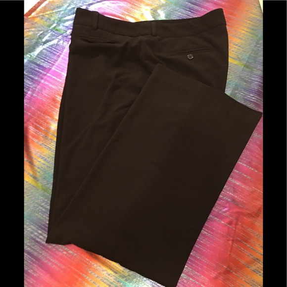 Apostrophe Black Stretch Slacks Pockets P3 - Picture 2 of 5